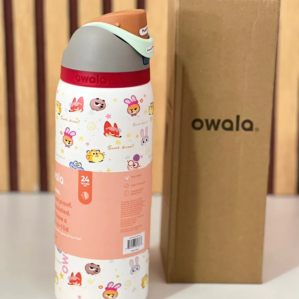 TERMO OWALA DE 950ML VARIOS DISEÑOS MOD# 88-32SG 2
