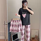PIJAMA PARA DAMA (PANTALÓN, PLAYERA Y SHORT) MOD# 503 - Miniatura 2