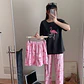 PIJAMA PARA DAMA (PANTALÓN, PLAYERA Y SHORT) MOD# 503 - Miniatura 4