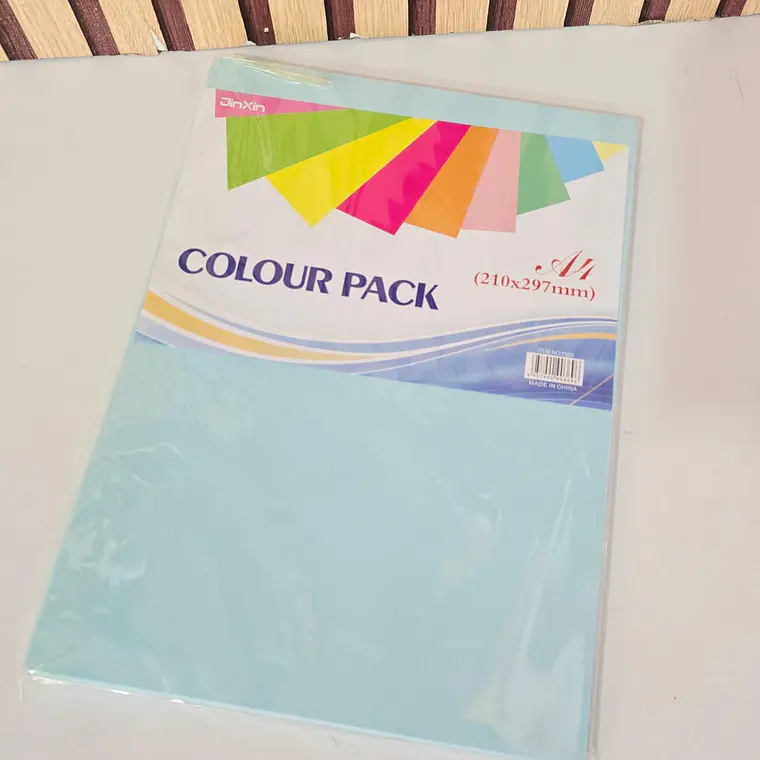 PAQ CON 100 HOJAS DE COLOR MOD# YS02 2