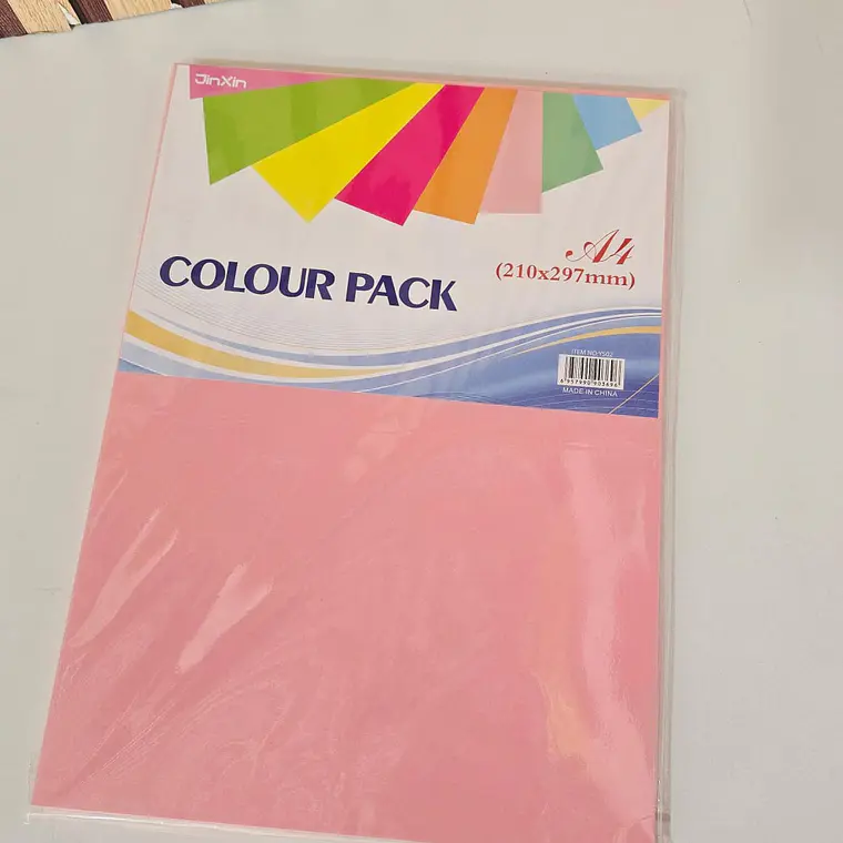 PAQ CON 100 HOJAS DE COLOR MOD# YS02 3
