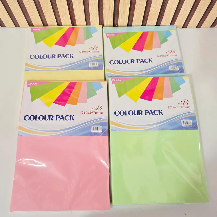 PAQ CON 100 HOJAS DE COLOR MOD# YS02 5