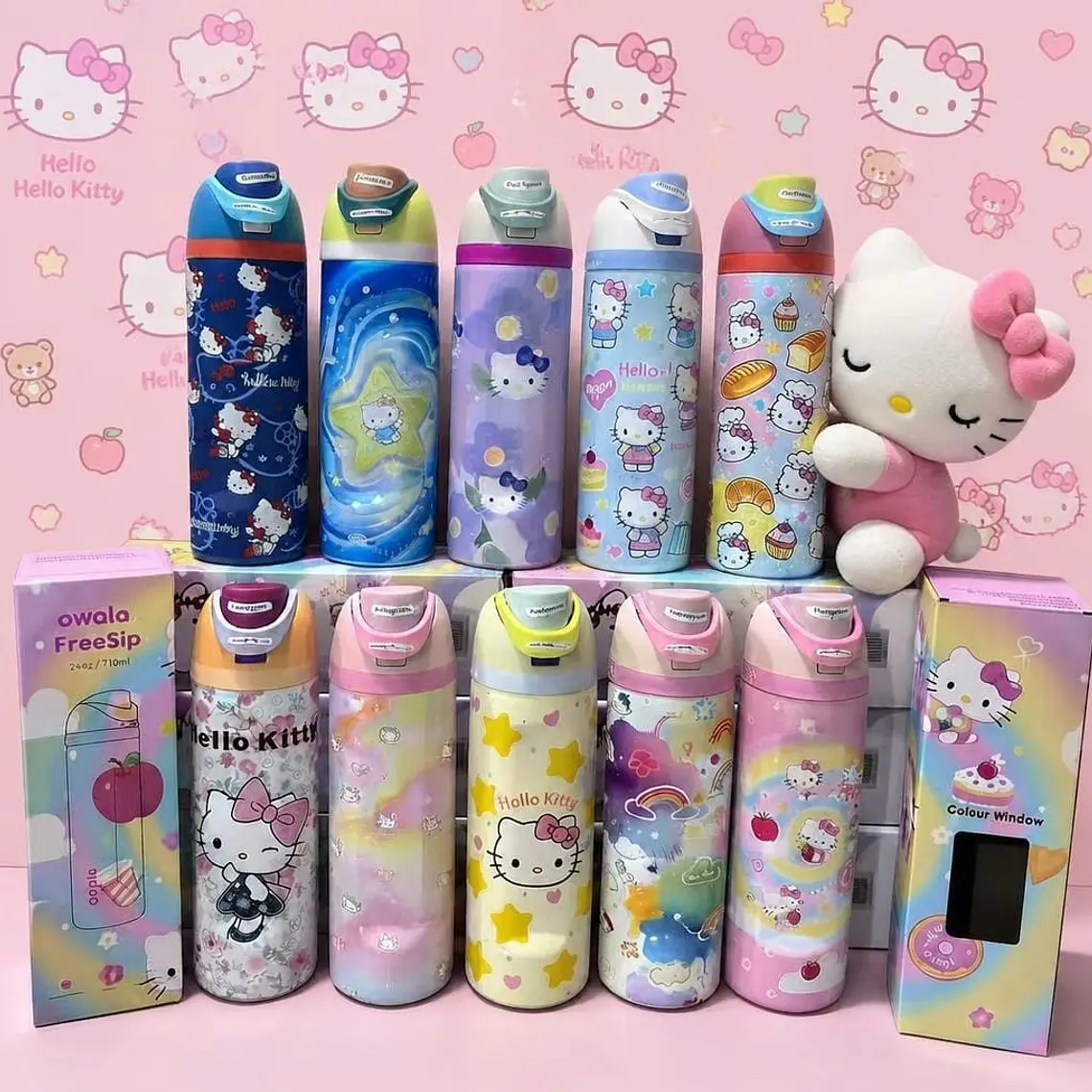 TERMO OWALA HELLO KITTY 24OZ / 710ML MOD#2-217 1