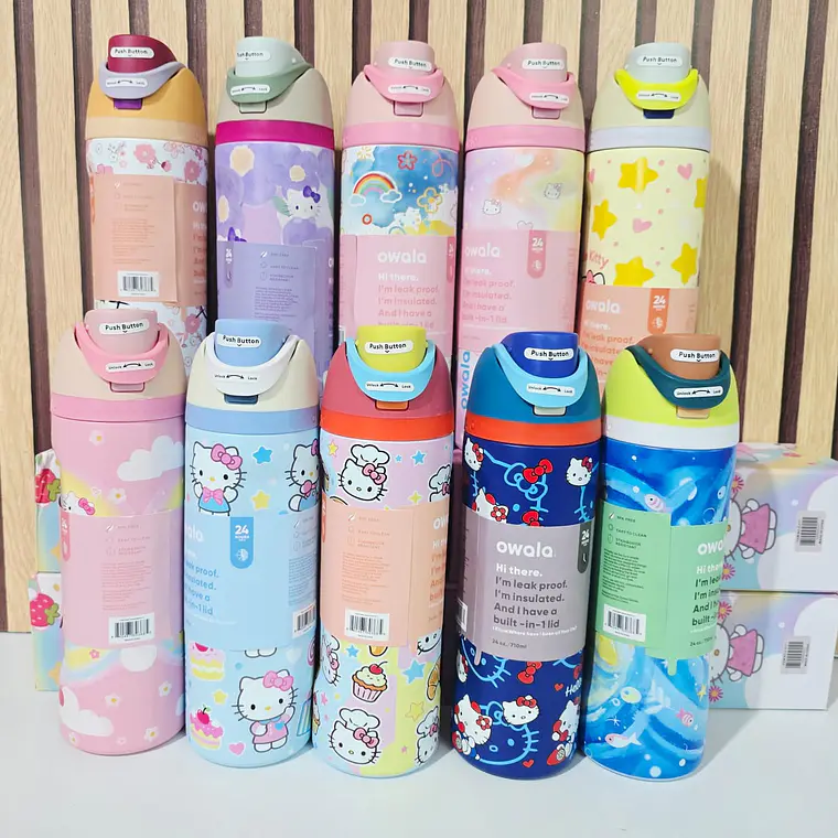 TERMO OWALA HELLO KITTY 24OZ / 710ML MOD#2-217 2