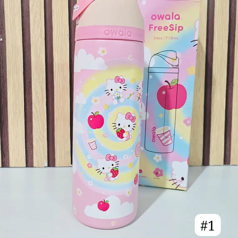 TERMO OWALA HELLO KITTY 24OZ / 710ML MOD#2-217 3