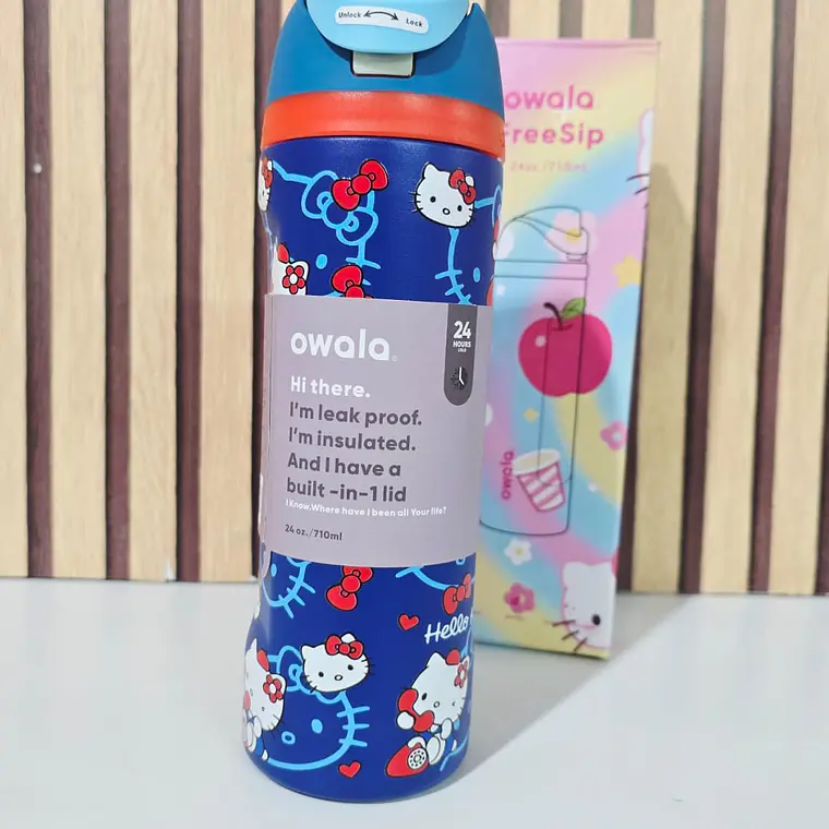 TERMO OWALA HELLO KITTY 24OZ / 710ML MOD#2-217 4