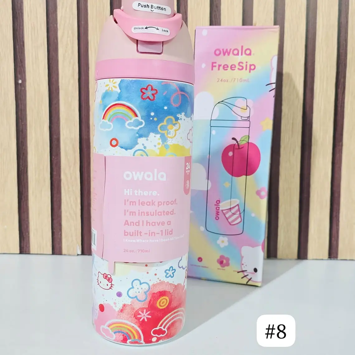 TERMO OWALA HELLO KITTY 24OZ / 710ML MOD#2-217 10
