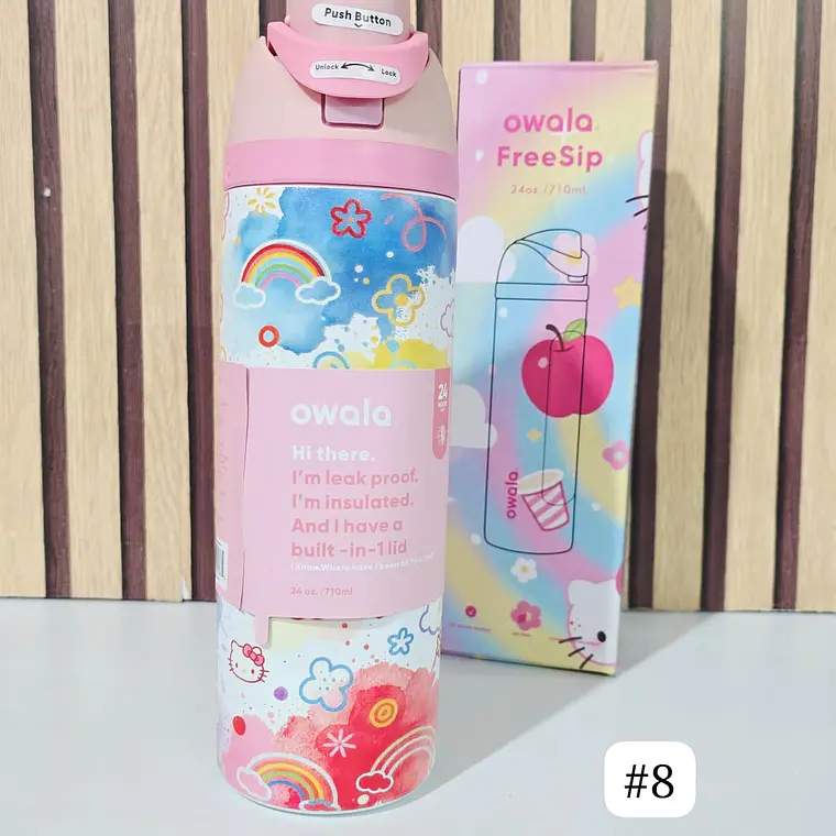 TERMO OWALA HELLO KITTY 24OZ / 710ML MOD#2-217 10
