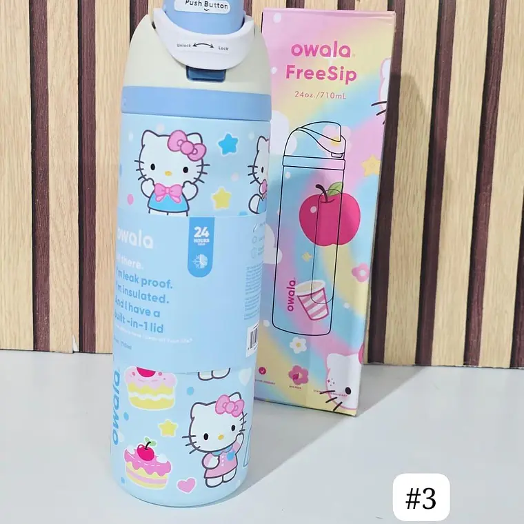 TERMO OWALA HELLO KITTY 24OZ / 710ML MOD#2-217 5