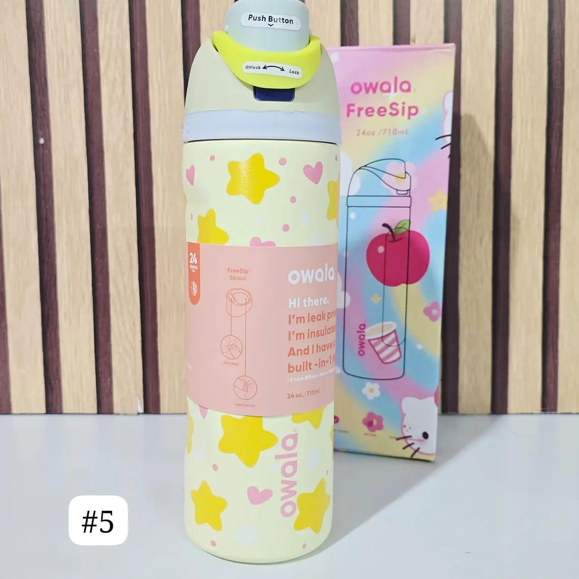 TERMO OWALA HELLO KITTY 24OZ / 710ML MOD#2-217 7