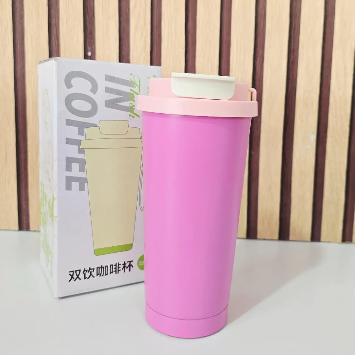 VASO TERMICO 520ML COFFEE COLORES LISOS MOD #31-66-65 4