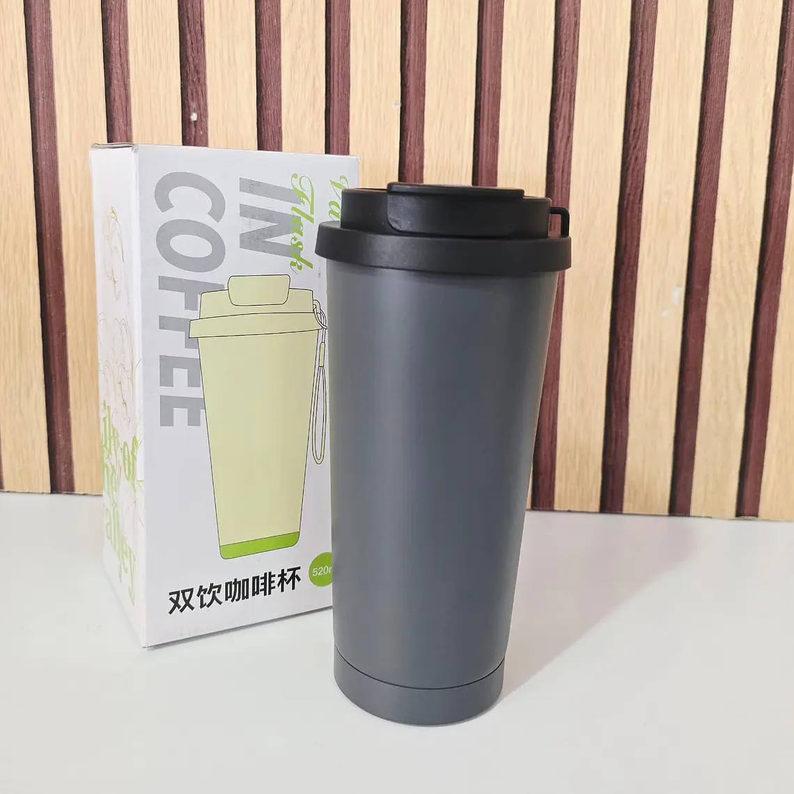 VASO TERMICO 520ML COFFEE COLORES LISOS MOD #31-66-65 5