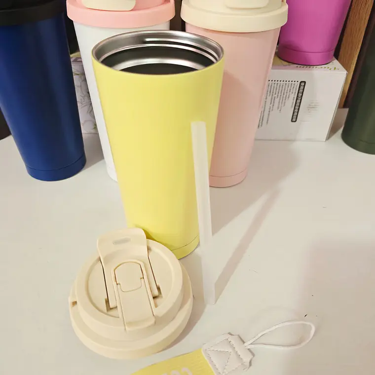 VASO TERMICO 520ML COFFEE COLORES LISOS MOD #31-66-65 16
