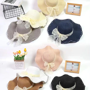 SOMBRERO PARA ADULTO CON MOÑO MOD# YC-HAT12100👒