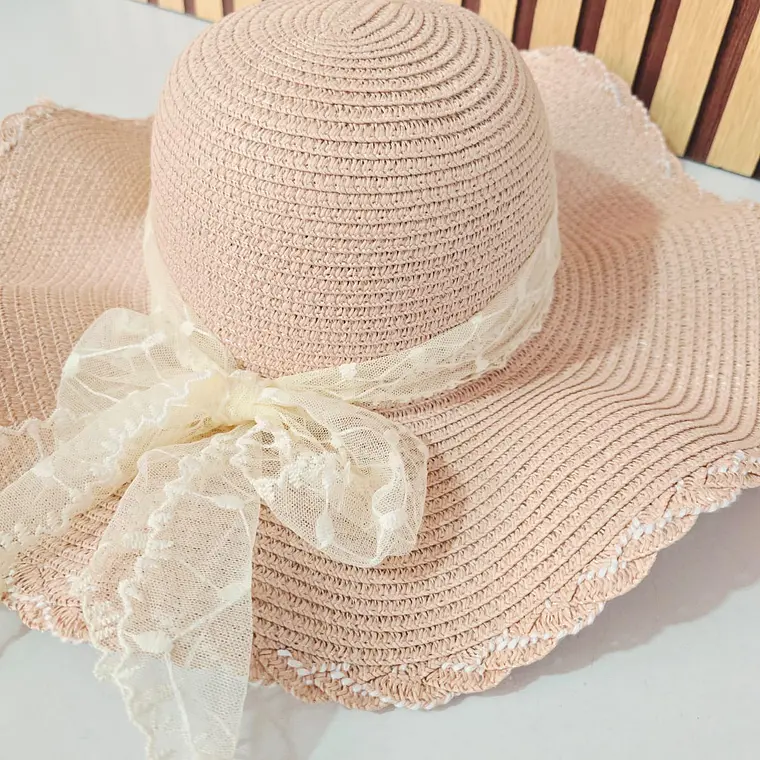 SOMBRERO PARA ADULTO CON MOÑO MOD# YC-HAT12100👒 3
