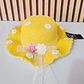 SOMBRERO INFANTIL CON FLORES Y MOÑO 🌸 👒 - Miniatura 3