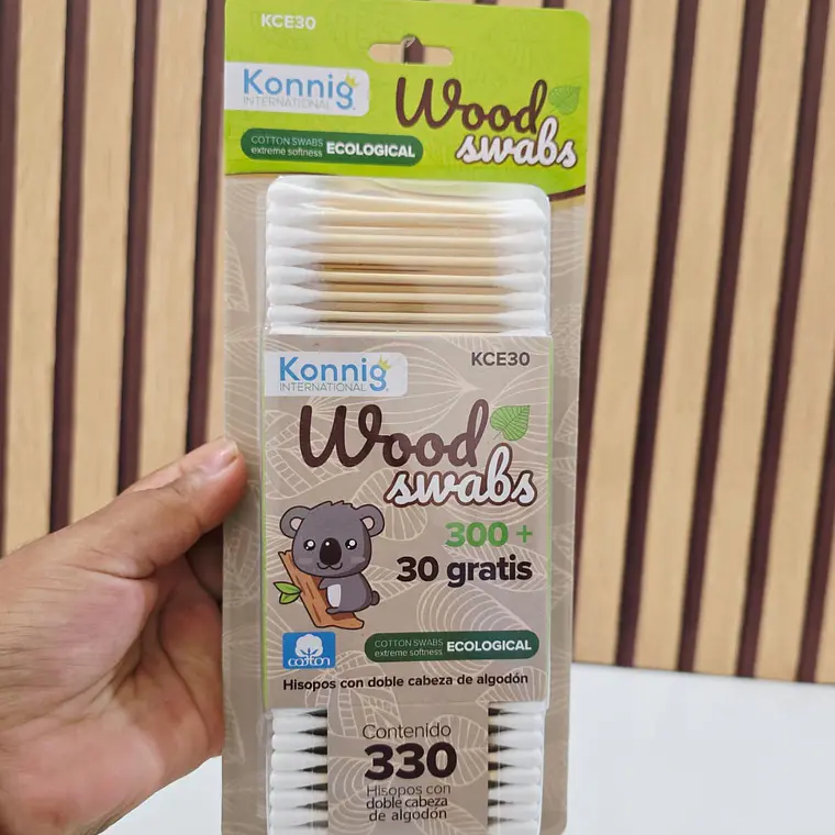  CAJITA CON 330  COTONETES MOD# KCE30 1