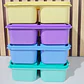 TUPPER RECTANGULAR COLORES LISOS (AL AZAR) MOD# SN-0077 - Miniatura 2