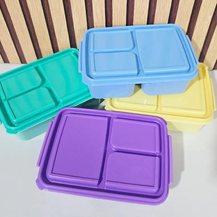 TUPPER RECTANGULAR COLORES LISOS (AL AZAR) MOD# SN-0077 4
