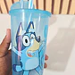 VASO AZUL DE 500ML (PERSONAJES AL AZAR) MOD# SH-021 - Miniatura 4