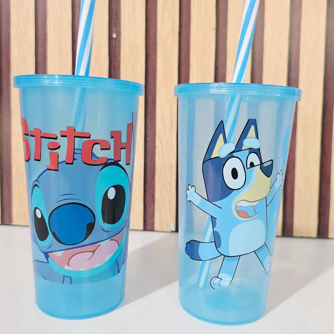 VASO AZUL DE 500ML (PERSONAJES AL AZAR) MOD# SH-021 2