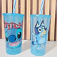VASO AZUL DE 500ML (PERSONAJES AL AZAR) MOD# SH-021 - Miniatura 2