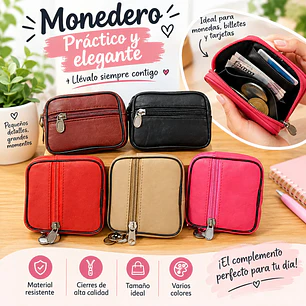 MONEDERO COLORES AL AZAR  MOD#W303-5