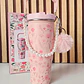 VASO TÉRMICO DE 887ML CON POMPÓN Y PERLAS MOD# VASOS C20 - Miniatura 5