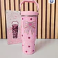 TERMO ROSA DE 887ML ACABADO DIAMANTE MOD# VASOS C4 - Miniatura 3