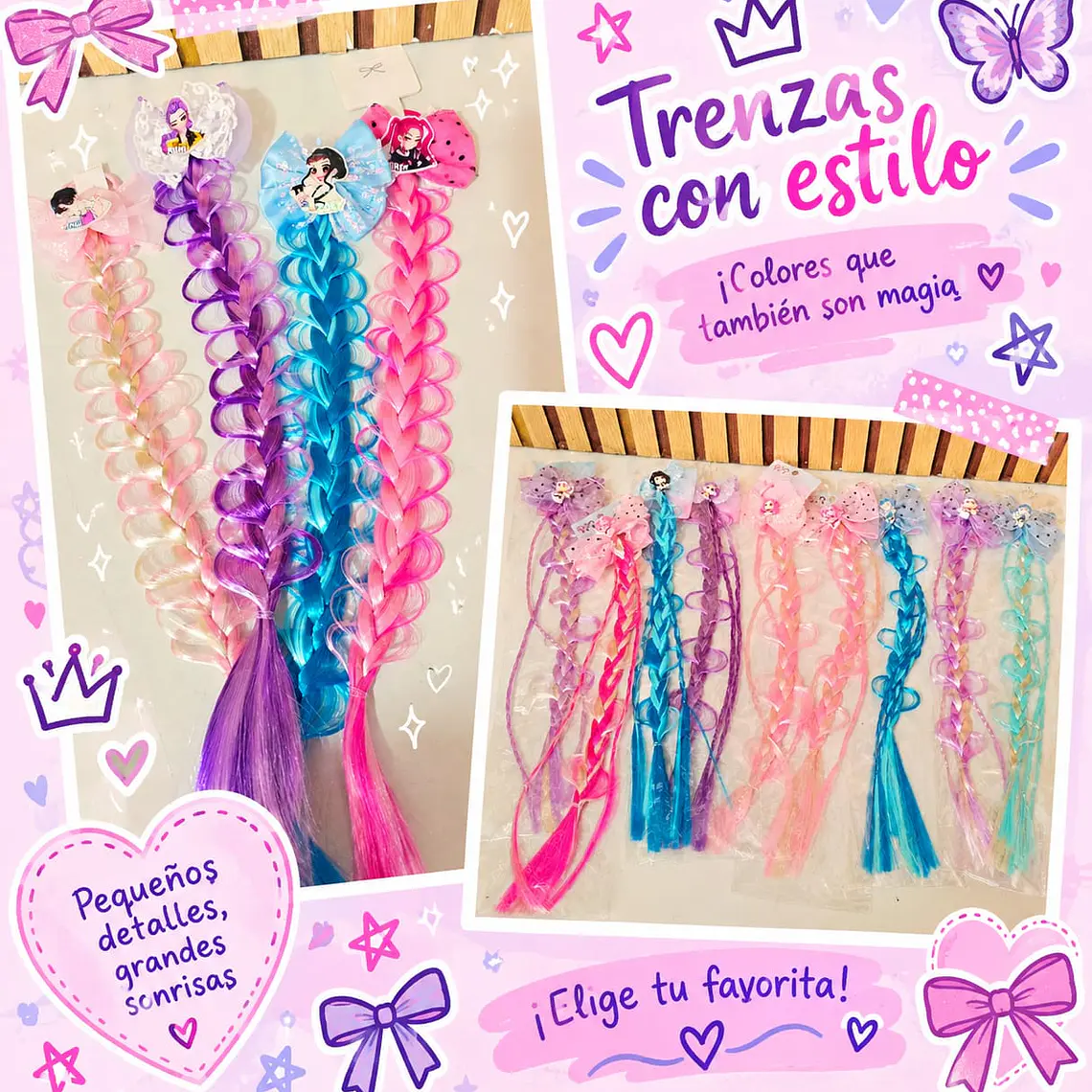 DONITA CON TRENZA (AL AZAR) VARIOS MODELOS 1