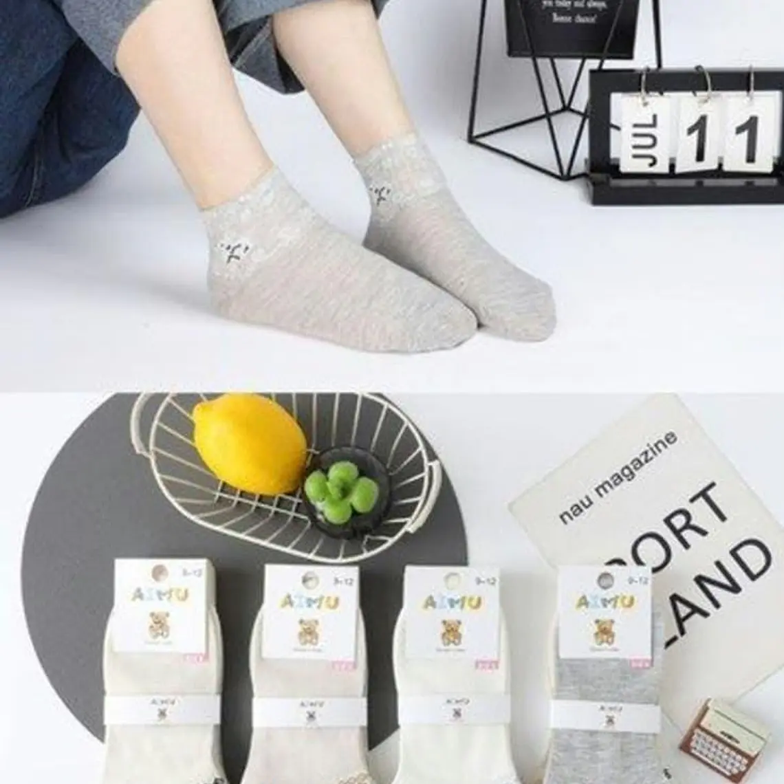 1 PAR DE TIN INFANTIL VARIOS MODELOS PARA NIÑA 3