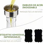 SET DE 2 BOTELLAS  DISPENSADORAS PARA ACEITE DE 500ML C/U MOD# DST-300014 - Miniatura 4