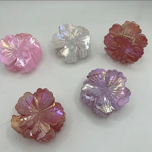 DOCENA DE PINZAS EN FORMA DE FLOR MOD# W-JQ-81066 🌸