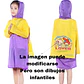 IMPERMEABLE PARA NIÑOS CON CAPUCHA Y AMPLIACIÓN PARA MOCHILA MOD# TH-168 ☔🌧️ - Miniatura 3