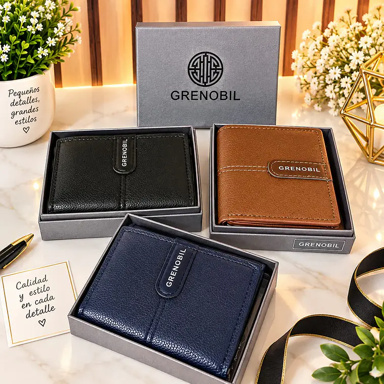 CARTERA GRENOBIL PARA CABALLERO MOD# D40111 1