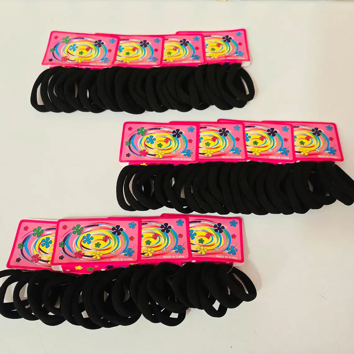 BOLSA CON 12 SET DE DONITAS NEGRAS (PEQUEÑAS) MOD# PJ-1 1