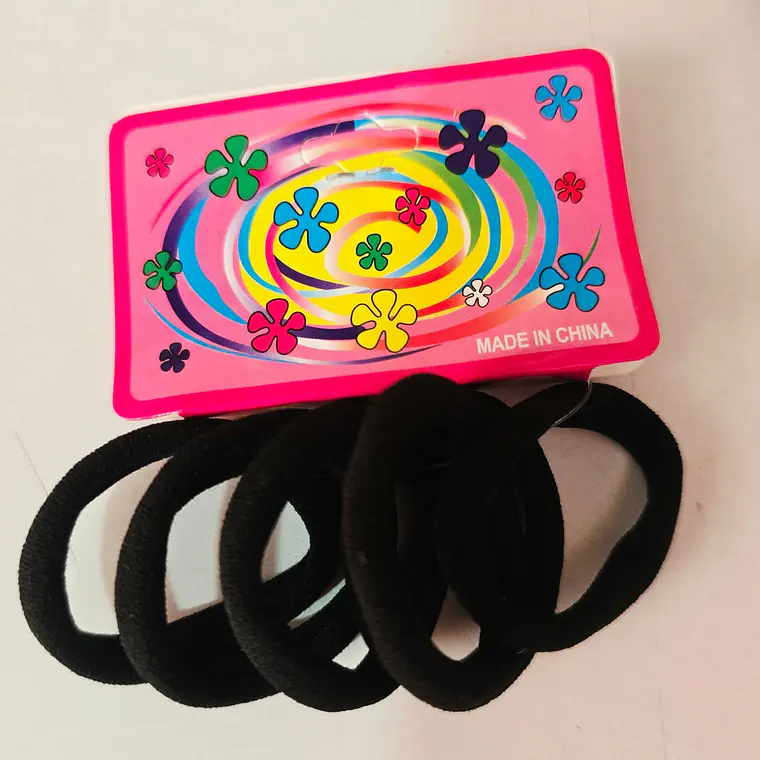 BOLSA CON 12 SET DE DONITAS NEGRAS (PEQUEÑAS) MOD# PJ-1 2