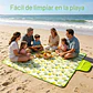 MANTA PARA PICNIC VERDE HOJAS 🌿 🧺 - Miniatura 3