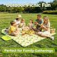 MANTA PARA PICNIC VERDE HOJAS 🌿 🧺 - Miniatura 6