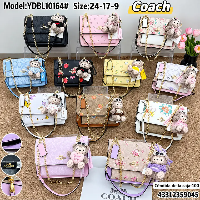 CROSS BODY IMITACIÓN COACH MOD# YDBL10164 1