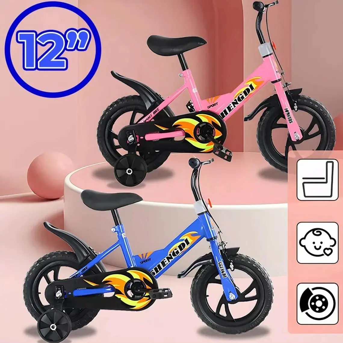 BICICLETA PEQUEÑA RODADA 12  🚲 6