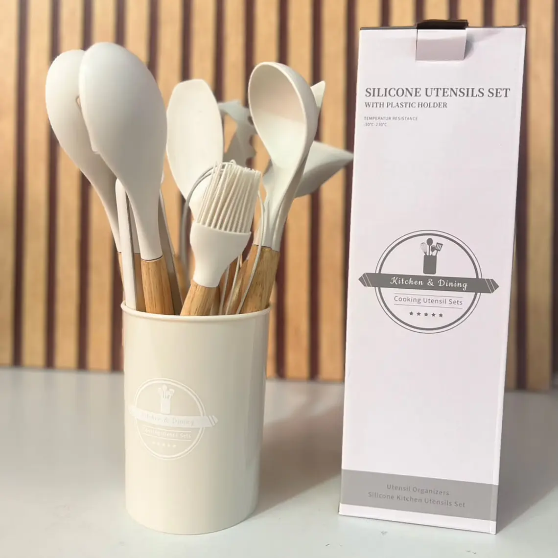 SET CON 12 UTENSILIOS DE SILICONA PARA COCINA MOD# TZ012 4