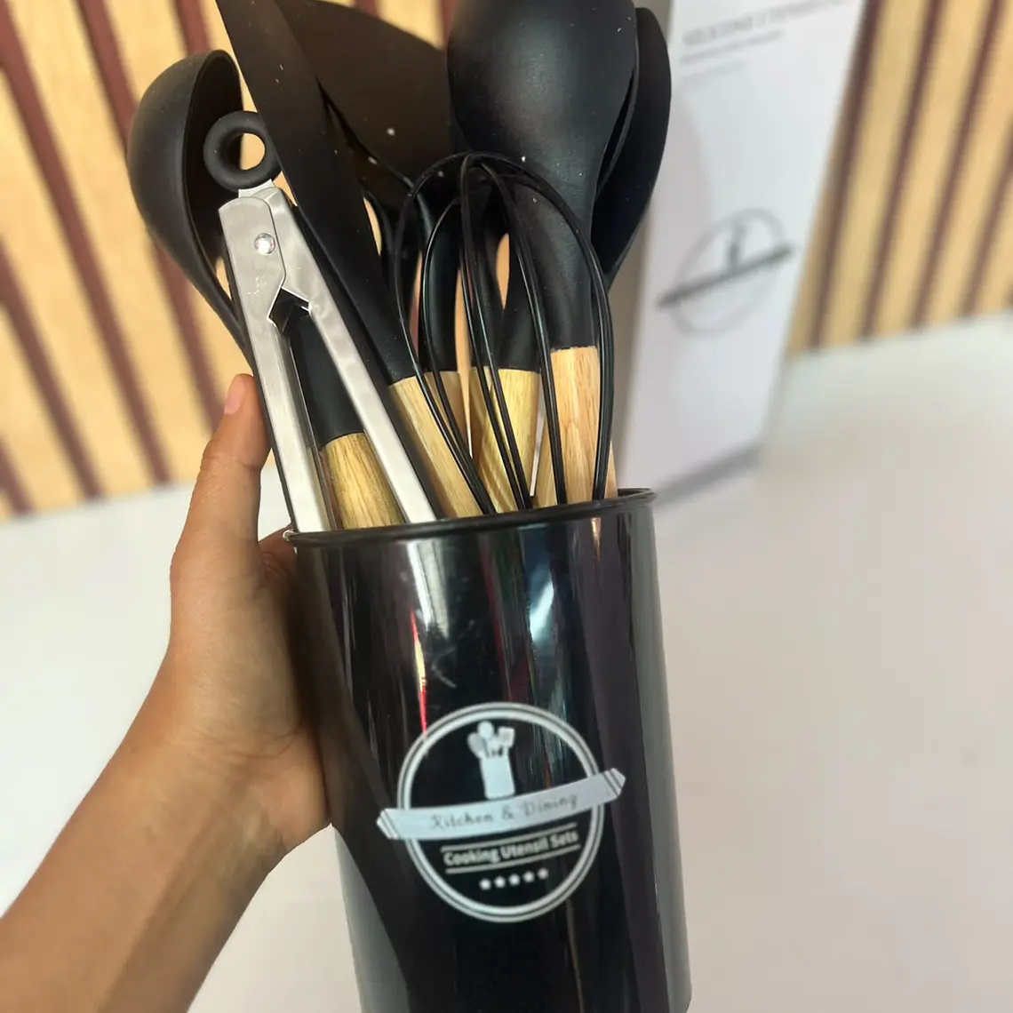 SET CON 12 UTENSILIOS DE SILICONA PARA COCINA MOD# TZ012 9