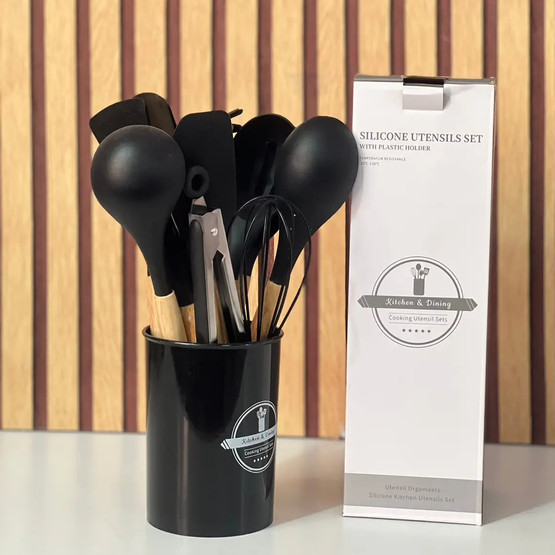 SET CON 12 UTENSILIOS DE SILICONA PARA COCINA MOD# TZ012 7