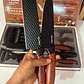 JUEGO DE CUCHILLOS  NEGROS MOD# WB-08DR - Miniatura 5