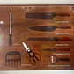 JUEGO DE CUCHILLOS  NEGROS MOD# WB-08DR - Miniatura 6
