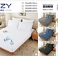 CUBRE COLCHÓN IMPERMEABLE MATRIMONIAL + 2 FUNDAS PARA ALMOHADA MODELO #T-30088 - Miniatura 1