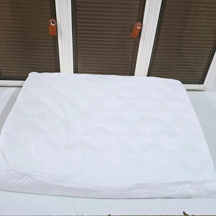 CUBRE COLCHÓN IMPERMEABLE MATRIMONIAL + 2 FUNDAS PARA ALMOHADA MODELO #T-30088 5