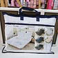 CUBRE COLCHÓN IMPERMEABLE MATRIMONIAL + 2 FUNDAS PARA ALMOHADA MODELO #T-30088 - Miniatura 11