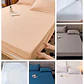 CUBRE COLCHÓN IMPERMEABLE MATRIMONIAL + 2 FUNDAS PARA ALMOHADA MODELO #T-30088 - Miniatura 2